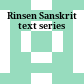 Rinsen Sanskrit text series