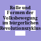 Rolle und Formen der Volksbewegung im bürgerlichen Revolutionszyklus /