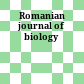 Romanian journal of biology