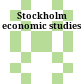 Stockholm economic studies