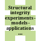 Structural integrity : experiments - models - applications ; proceedings of the 10th Biennial European Conference on Fracture - ECF 10 - held in Berlin ... 20 - 23 September 1994