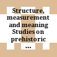 Structure, measurement and meaning : Studies on prehistoric Cyprus in honour of David Frankel