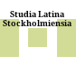 Studia Latina Stockholmiensia