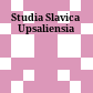 Studia Slavica Upsaliensia