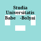 Studia Universitatis Babeş-Bolyai