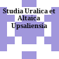 Studia Uralica et Altaica Upsaliensia