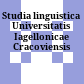 Studia linguistica Universitatis Iagellonicae Cracoviensis