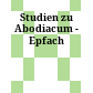 Studien zu Abodiacum - Epfach