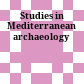 Studies in Mediterranean archaeology