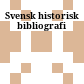 Svensk historisk bibliografi