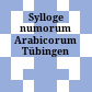 Sylloge numorum Arabicorum Tübingen