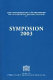 Symposion 2003 : Vorträge zur griechischen und hellenistischen Rechtsgeschichte ; (Rauischholzhausen, 30. September - 3. Oktober 2003)