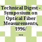 Technical Digest - Symposium on Optical Fiber Measurements, 1996/ Edited by G.W. Day, D.L. Franzen, P.A. Williams