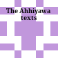 The Ahhiyawa texts