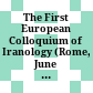 The First European Colloquium of Iranology : (Rome, June 18. - 20., 1983)