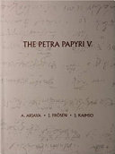 The Petra papyri