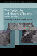 The epigraphy and history of Boeotia : new finds, new prospects