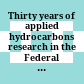 Thirty years of applied hydrocarbons research in the Federal Institute for Geosciences and Natural Resources
