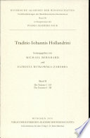 Traditio Iohannis Hollandrini