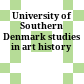 University of Southern Denmark studies in art history