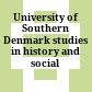University of Southern Denmark studies in history and social sciences