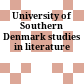 University of Southern Denmark studies in literature