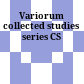 Variorum collected studies series : CS