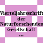 Vierteljahrsschrift der Naturforschenden Gesellschaft in Zürich NGZH
