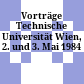 Vorträge : Technische Universität Wien, 2. und 3. Mai 1984