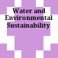 Water and Environmental Sustainability
