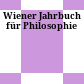 Wiener Jahrbuch für Philosophie