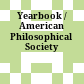 Yearbook / American Philosophical Society