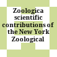 Zoologica : scientific contributions of the New York Zoological Society