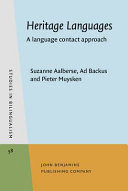 Heritage languages : : a language contact approach /