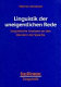 Linguistik der uneigentlichen Rede : linguistische Analysen an den Rändern der Sprache