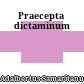 Praecepta dictaminum
