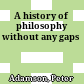 A history of philosophy without any gaps
