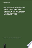 The Theory of Syntax in Modern Linguistics /