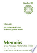 Hopf bifurcation in the two locus genetic model /