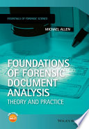 Foundations of forensic document analysis : : theory and practice /