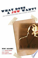 What does a Jew want? : on binationalism and other specters /