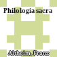 Philologia sacra