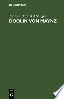 Doolin von Maynz : : Ein Rittergedicht /