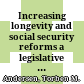 Increasing longevity and social security reforms : a legislative procedure approach