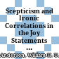 Scepticism and Ironic Correlations in the Joy Statements of Qoheleth? /