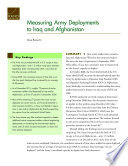 Measuring army deployments to Iraq and Afghanistan