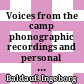 Voices from the camp : phonographic recordings and personal documents of Tatr/Bashkir prisoners of war (1914-1919)