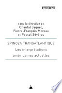 Spinoza transatlantique : Les interprétations américaines actuelles