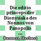 Die editio princeps der Dionysiaka des Nonnos von Panopolis ex bibliotheca Ioannis Sambuci