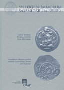 Sylloge Nummorum Sasanidarum - Usbekistan : sasanidische Münzen und ihre Imitationen aus Bukhara, Termes und Chaganian